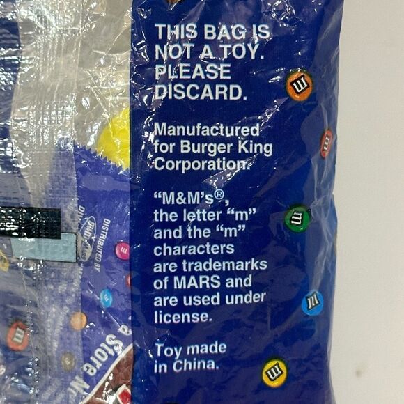 Vintage Burger King Kids Club M&M 1997 Collector Toy - Picture 7 of 7